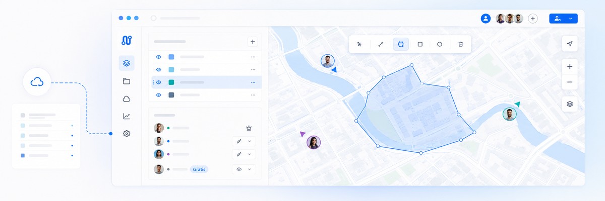 A free user working with full features inside a shared paid project.