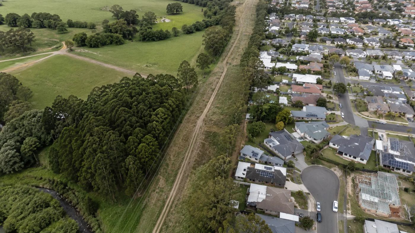 The same corridor can go from open country to a populated area in just a few kilometres, and that changes the entire flight planning.
