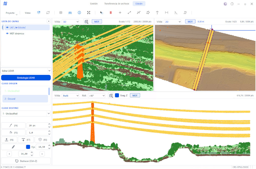 line inspection · LiDAR/drone